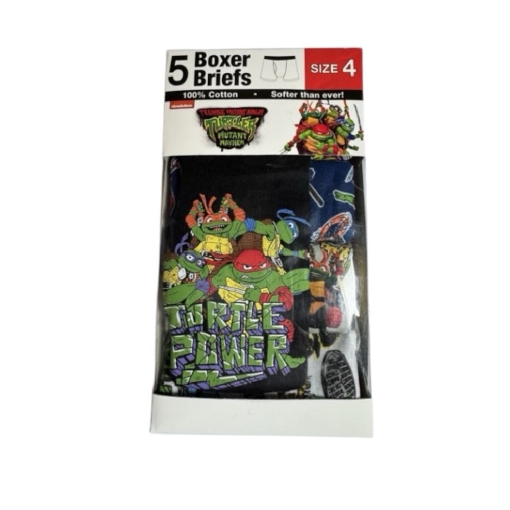 Nickelodeon Green and Red Teenage Mutant Ninja Turtles Underwear